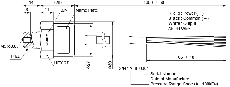 Double Diaphragm Semiconductor Pressure Sensors TCP10 Series