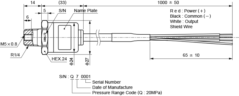 Metallic Thin Film Pressure Sensors TFP12 Series